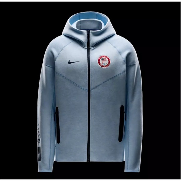 Nike  USA Paralympic Jacket 2024 US Tech Fleece Windrunner Jacket FN1242-441 M - Picture 1 of 4